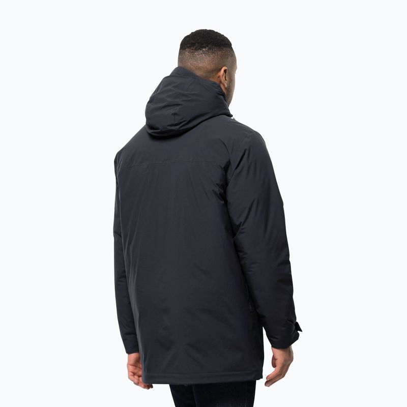 Geacă cu puf pentru bărbați Jack Wolfskin Koenigsbau Parka dark navy 2
