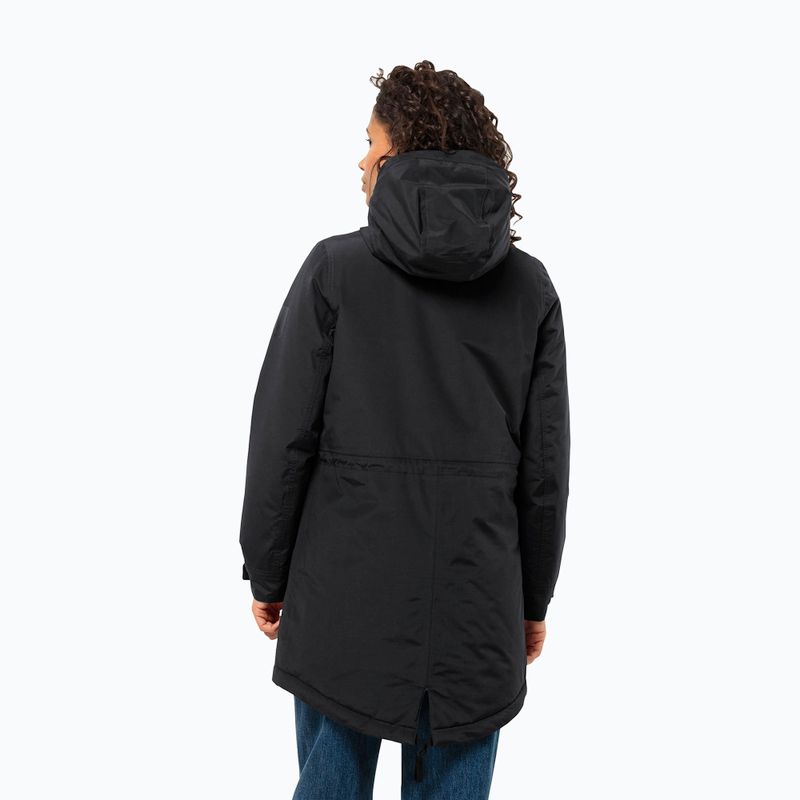Geacă de iarnă pentru femei Jack Wolfskin Talforst Parka black 2