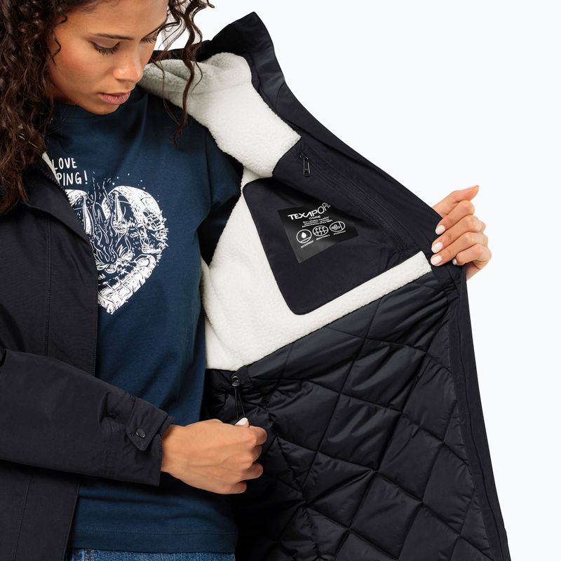 Geacă de iarnă pentru femei Jack Wolfskin Talforst Parka black 5