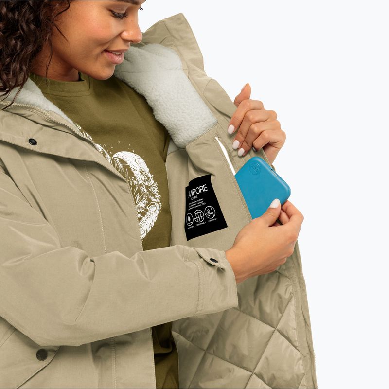 Geacă de iarnă pentru femei Jack Wolfskin Talforst Parka anis 4