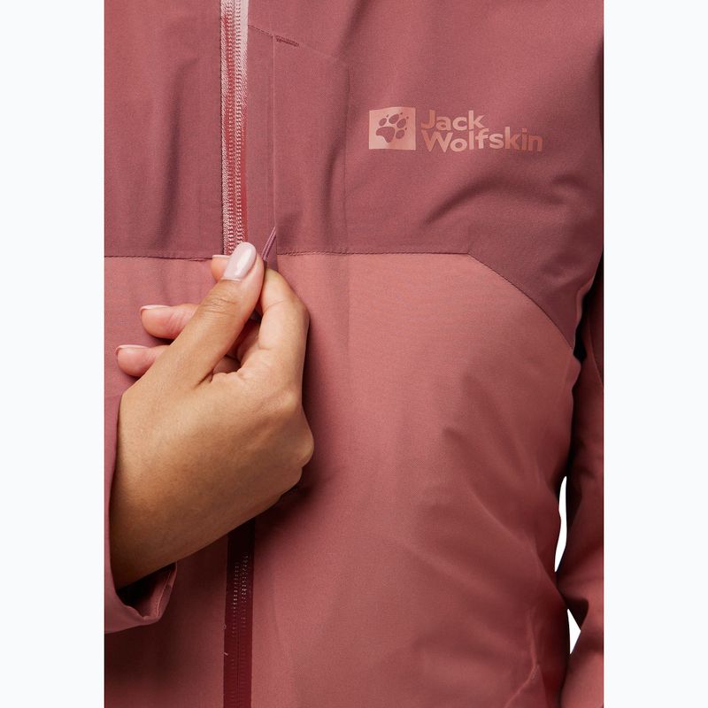 Geacă 3w1 pentru femei Jack Wolfskin Hunberg mineral red 9