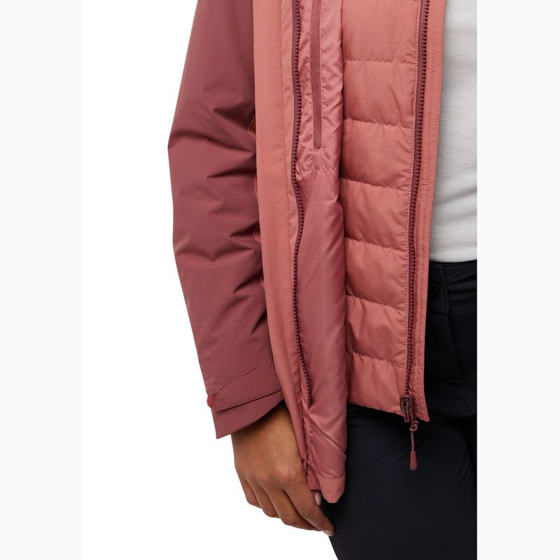 Geacă 3w1 pentru femei Jack Wolfskin Hunberg mineral red 14