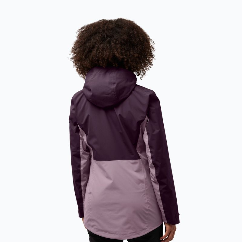Geacă 3w1 pentru femei Jack Wolfskin Hunberg wild blossom 2