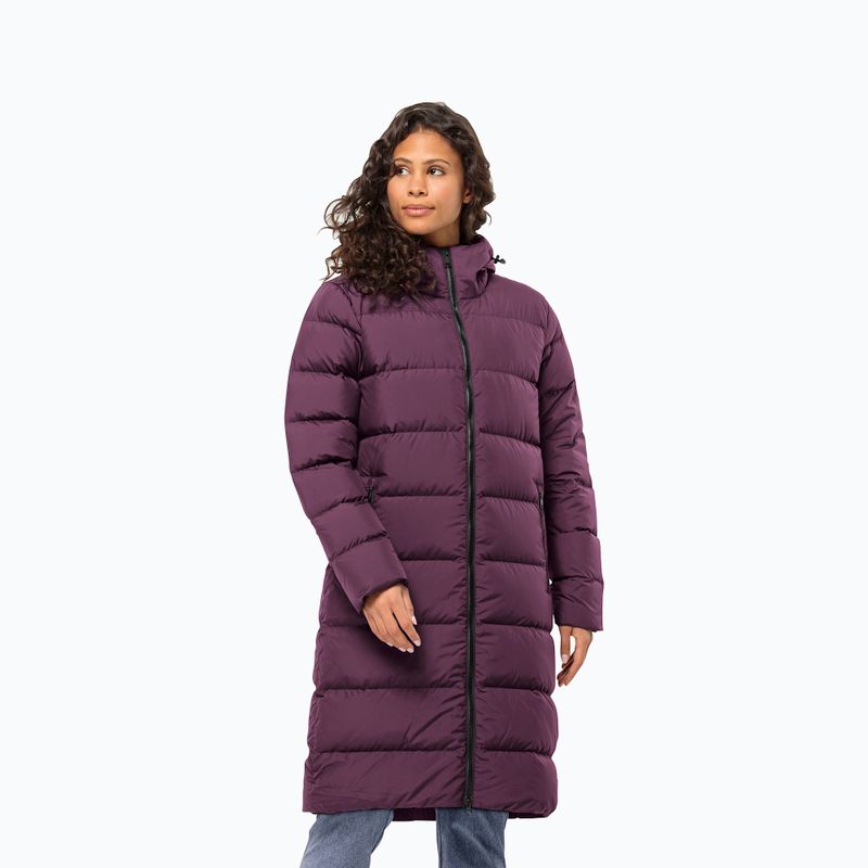 Palton de puf pentru femei  Jack Wolfskin Frozen Palace berry jam