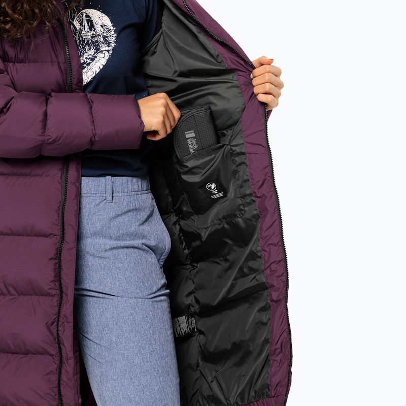 Palton de puf pentru femei  Jack Wolfskin Frozen Palace berry jam 5
