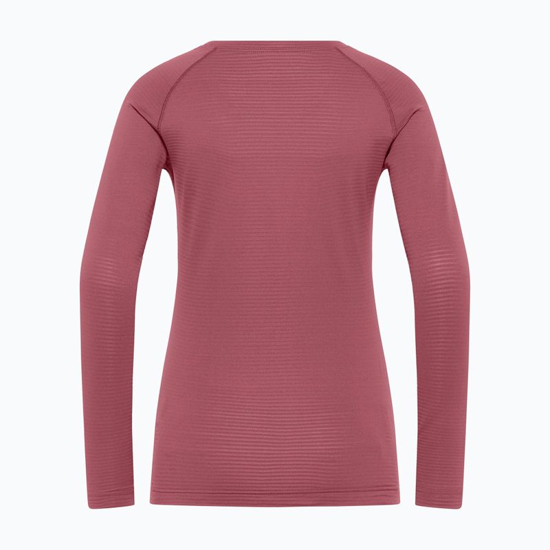 Longsleeve termoactiv pentru femei Jack Wolfskin Infinite Warm red ochre 4