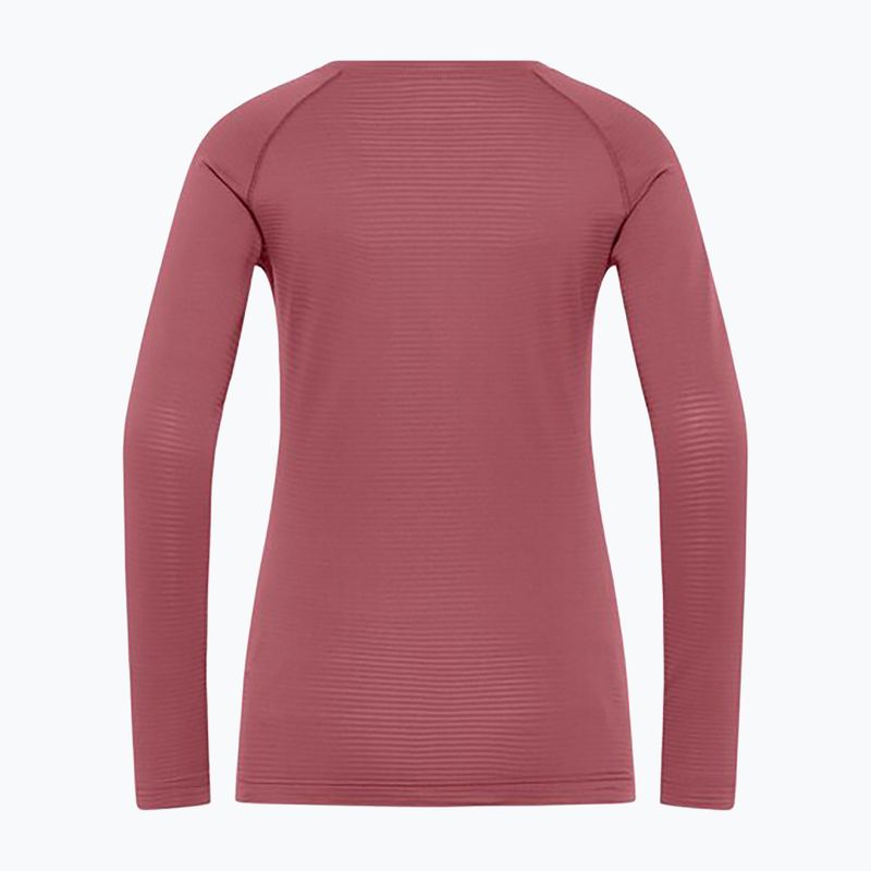 Longsleeve termoactiv pentru femei Jack Wolfskin Infinite Warm red ochre 4