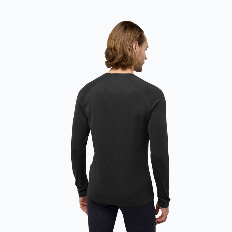 Longsleeve termoactiv pentru bărbați  Jack Wolfskin Infinite Warm black 2