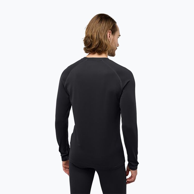 Longsleeve termoactiv pentru bărbați  Jack Wolfskin Infinite Warm black 2