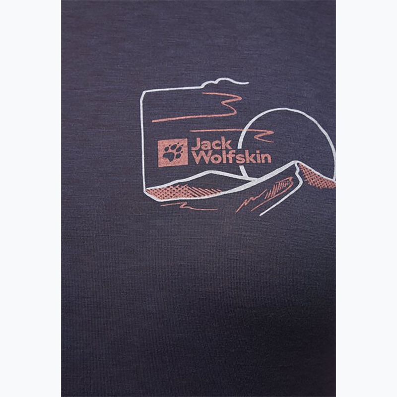 Tricou de trekking pentru femei Jack Wolfskin Vonnan Graphic 3