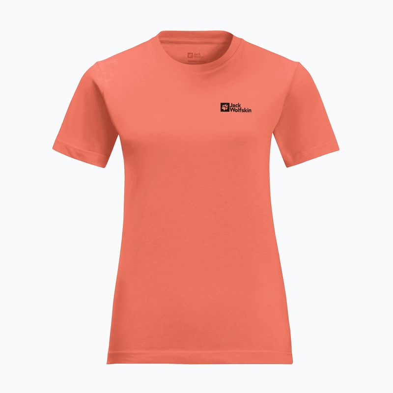 Tricou de trekking pentru femei Jack Wolfskin Essential warm amber 3