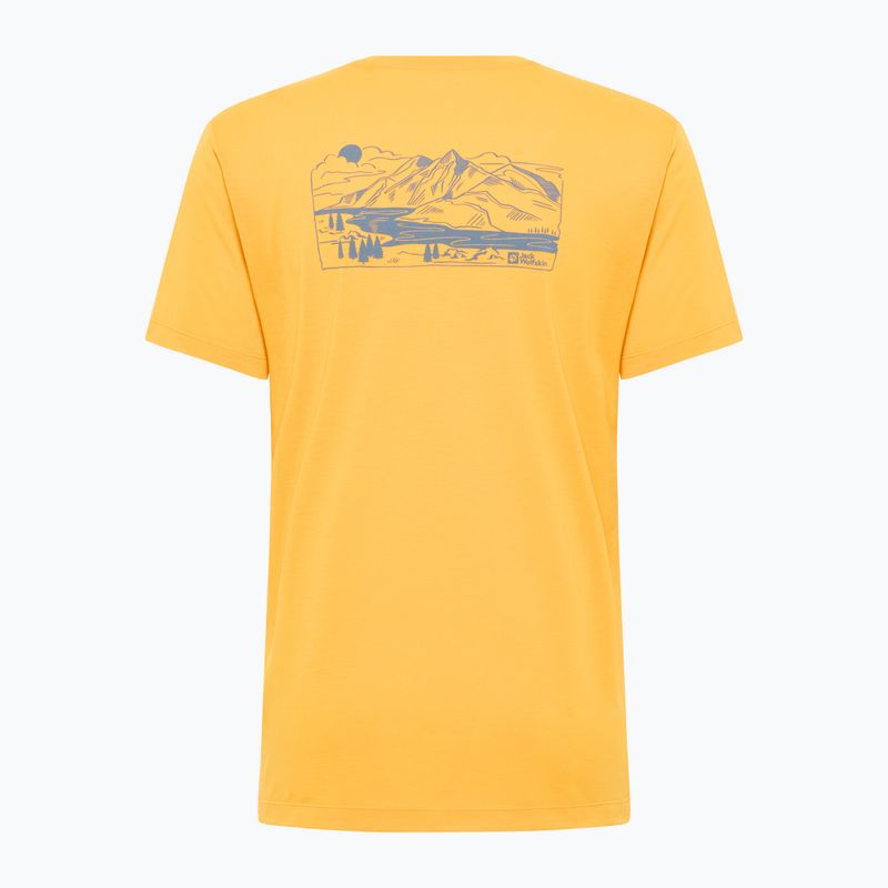 Tricou de trekking pentru bărbați Jack Wolfskin Vonnan Graphic 5