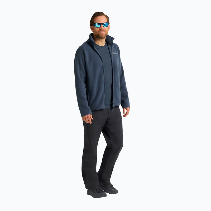 Longsleeve termoactiv pentru bărbați Jack Wolfskin Sky Thermal midnight sky 2