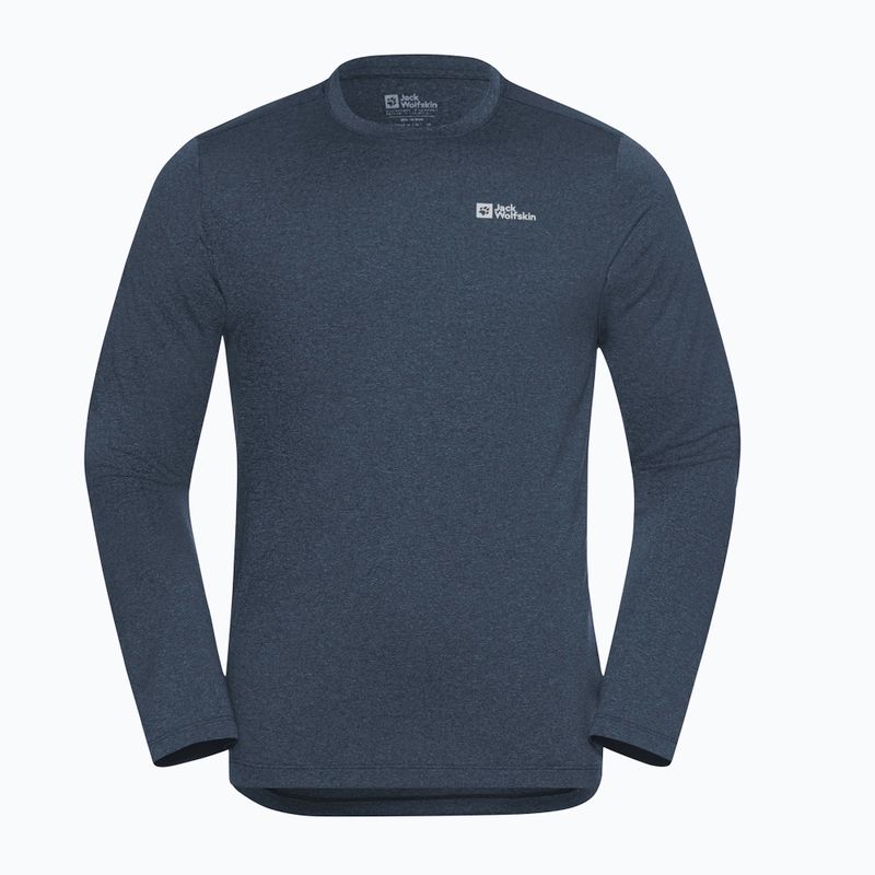 Longsleeve termoactiv pentru bărbați Jack Wolfskin Sky Thermal midnight sky 5