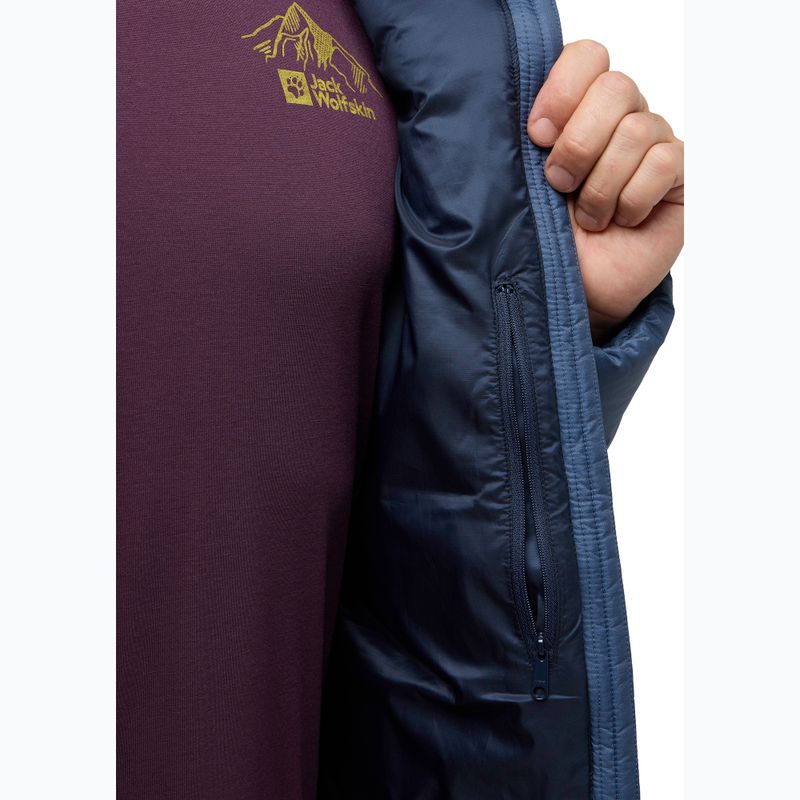 Geacă cu puf pentru bărbați Jack Wolfskin Nebelhorn Down Hoody nature blue 9