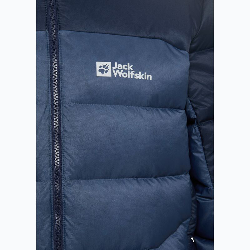 Geacă cu puf pentru bărbați Jack Wolfskin Nebelhorn Down Hoody nature blue 12