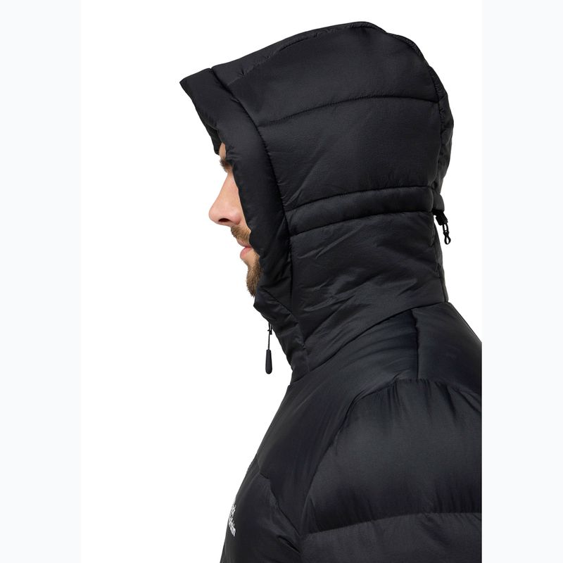 Geacă cu puf pentru bărbați Jack Wolfskin Nebelhorn Down Hoody black 5