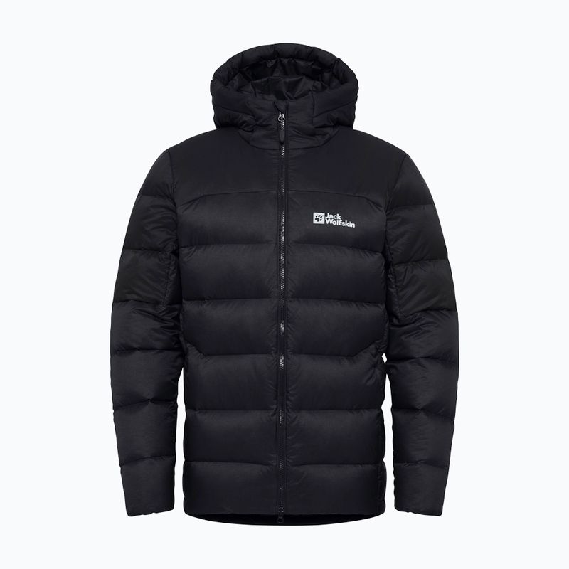 Geacă cu puf pentru bărbați Jack Wolfskin Nebelhorn Down Hoody black 18