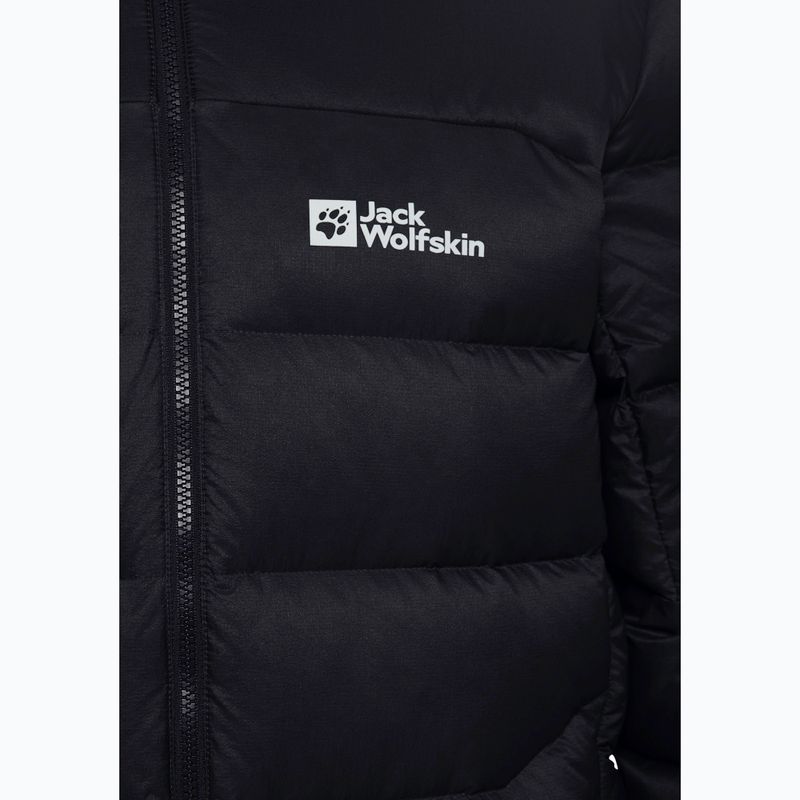 Geacă cu puf pentru bărbați Jack Wolfskin Nebelhorn Down Hoody black 24