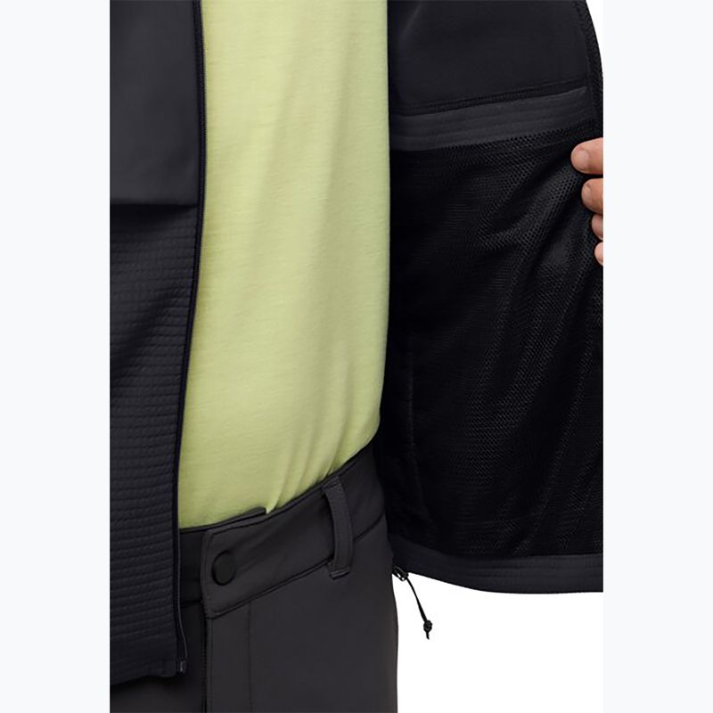 Hanorac pentru bărbați Jack Wolfskin Dormer black 4