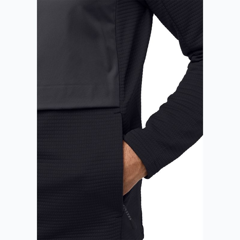 Hanorac pentru bărbați Jack Wolfskin Dormer black 3