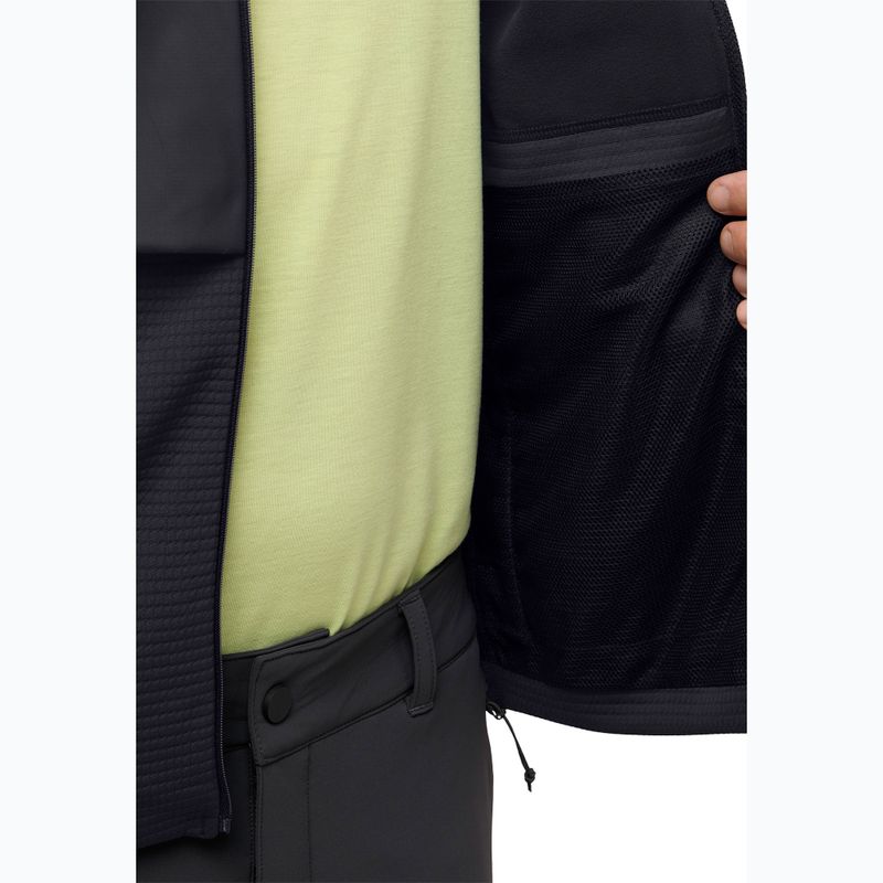 Hanorac pentru bărbați Jack Wolfskin Dormer black 4