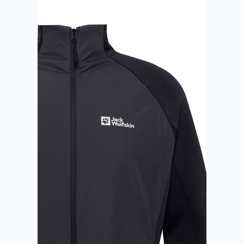 Hanorac pentru bărbați Jack Wolfskin Dormer black 7