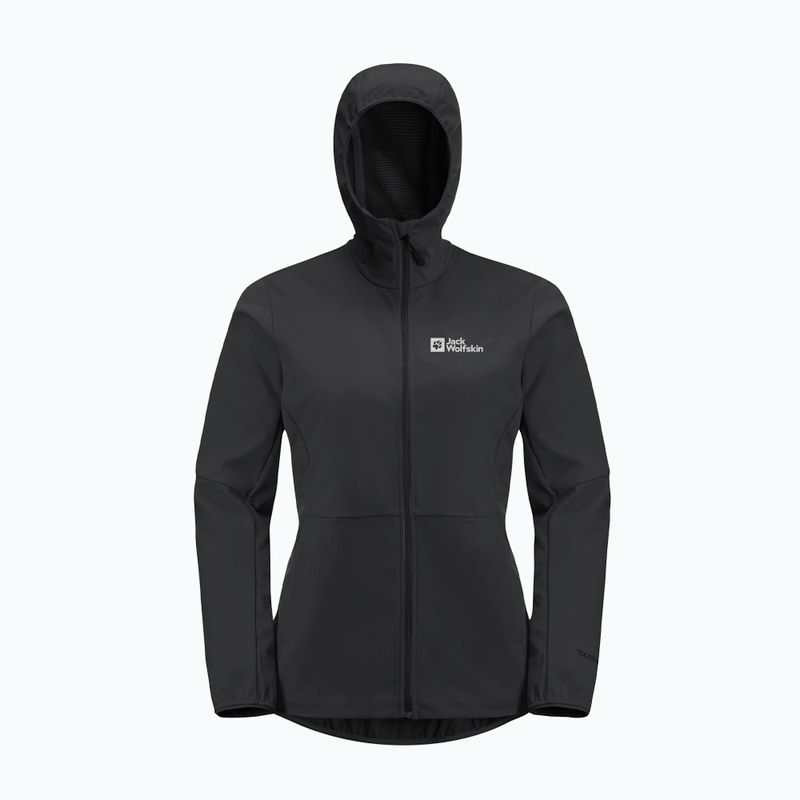 Geacă softshell pentru femei Jack Wolfskin Feldberg Hoody black 7