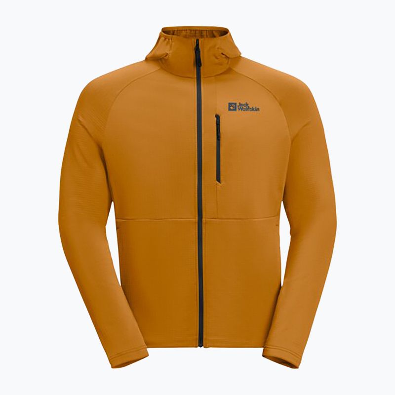 Hanorac pentru bărbați Jack Wolfskin Kolbenberg Hooded Fz safflower