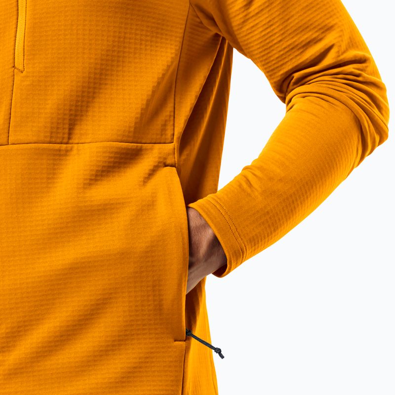 Hanorac pentru bărbați Jack Wolfskin Kolbenberg Hooded Fz safflower 5