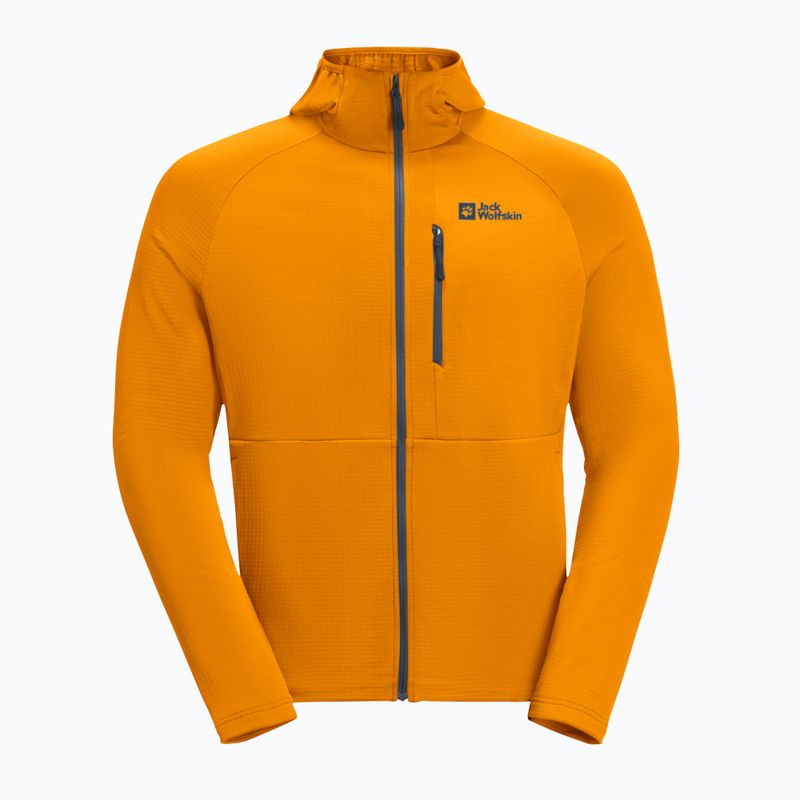 Hanorac pentru bărbați Jack Wolfskin Kolbenberg Hooded Fz safflower 6