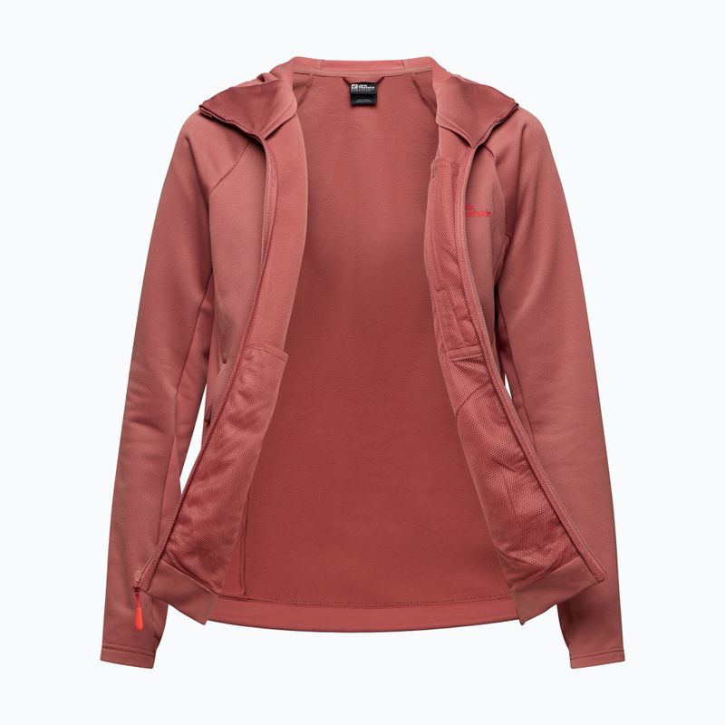 Hanorac pentru femei Jack Wolfskin Alpgrat mineral red 7