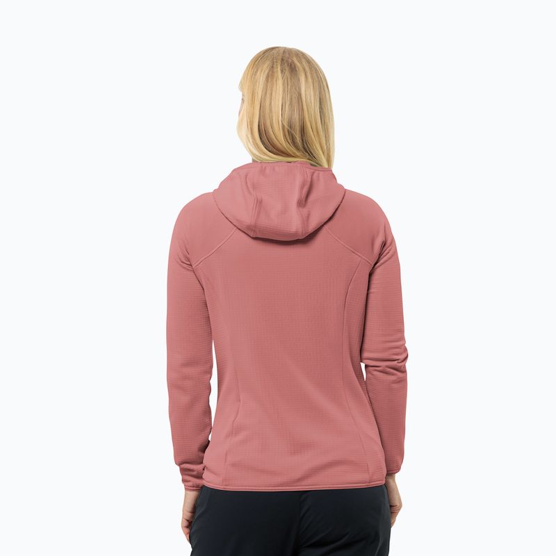 Hanorac pentru femei Jack Wolfskin Kolbenberg Hooded Fz mineral red 2