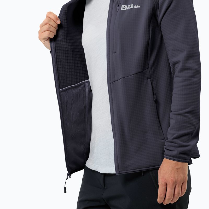 Hanorac pentru femei Jack Wolfskin Kolbenberg Hooded Fz graphite 6