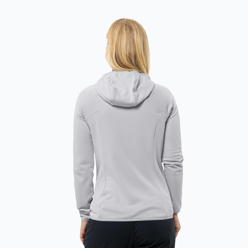 Hanorac pentru femei Jack Wolfskin Kolbenberg Hooded Fz cool grey 2