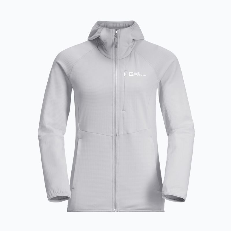 Hanorac pentru femei Jack Wolfskin Kolbenberg Hooded Fz cool grey 7