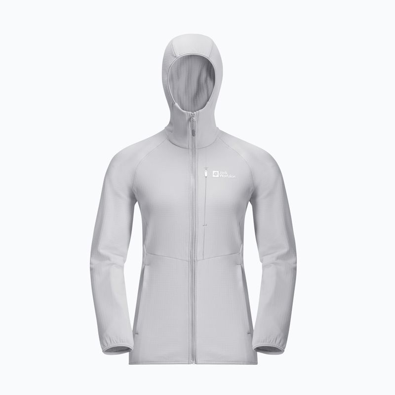 Hanorac pentru femei Jack Wolfskin Kolbenberg Hooded Fz cool grey 8