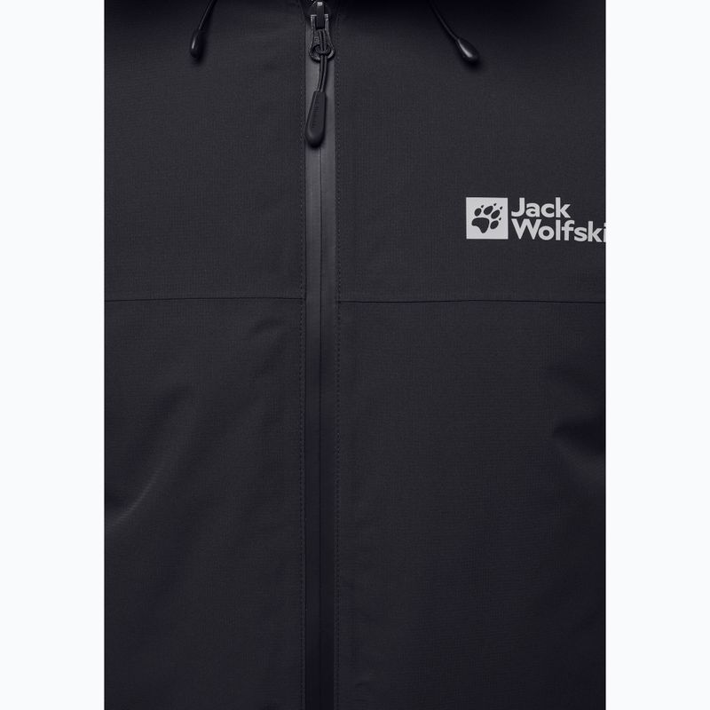 Geacă cu puf pentru bărbați Jack Wolfskin Wisper Ins black 5