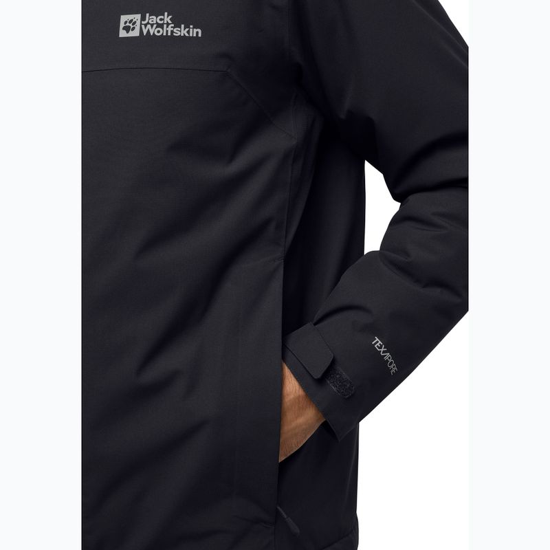 Geacă cu puf pentru bărbați Jack Wolfskin Wisper Ins black 6