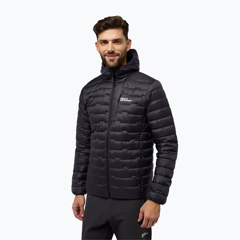 Geacă cu puf pentru bărbați Jack Wolfskin Passamani Down Hoody phantom