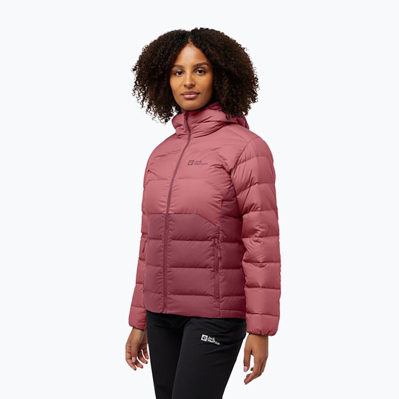 Geacă cu puf pentru femei Jack Wolfskin Ather Down Hoody red ochre