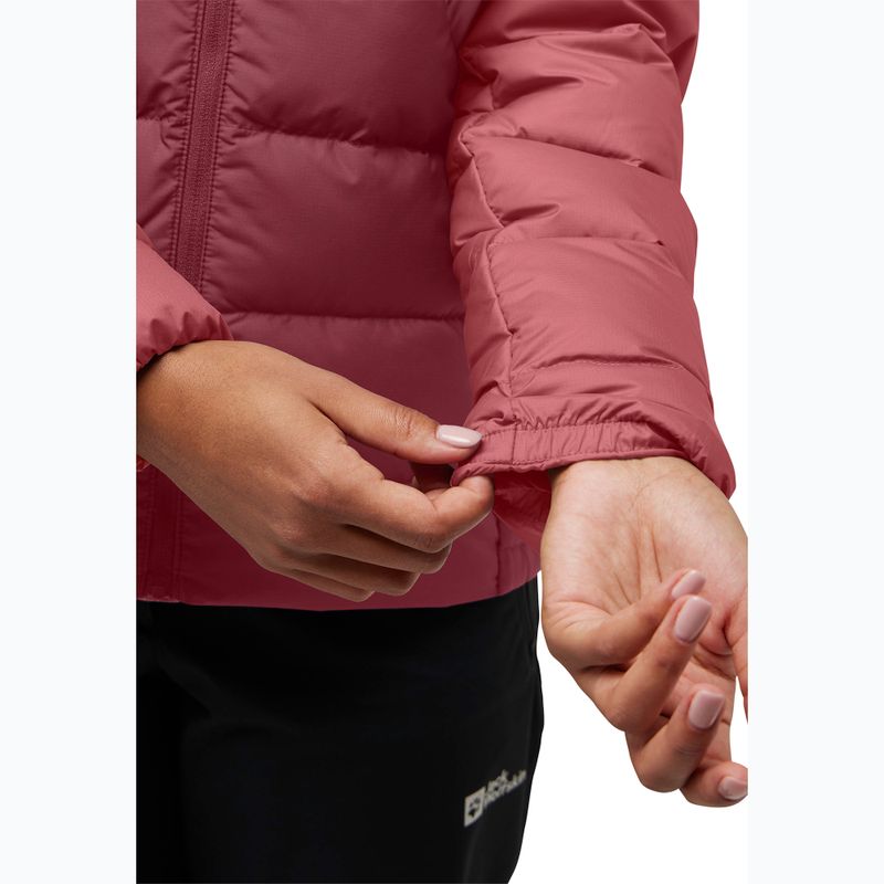 Geacă cu puf pentru femei Jack Wolfskin Ather Down Hoody red ochre 5