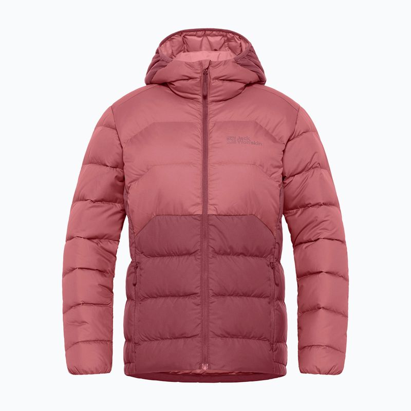 Geacă cu puf pentru femei Jack Wolfskin Ather Down Hoody red ochre 10