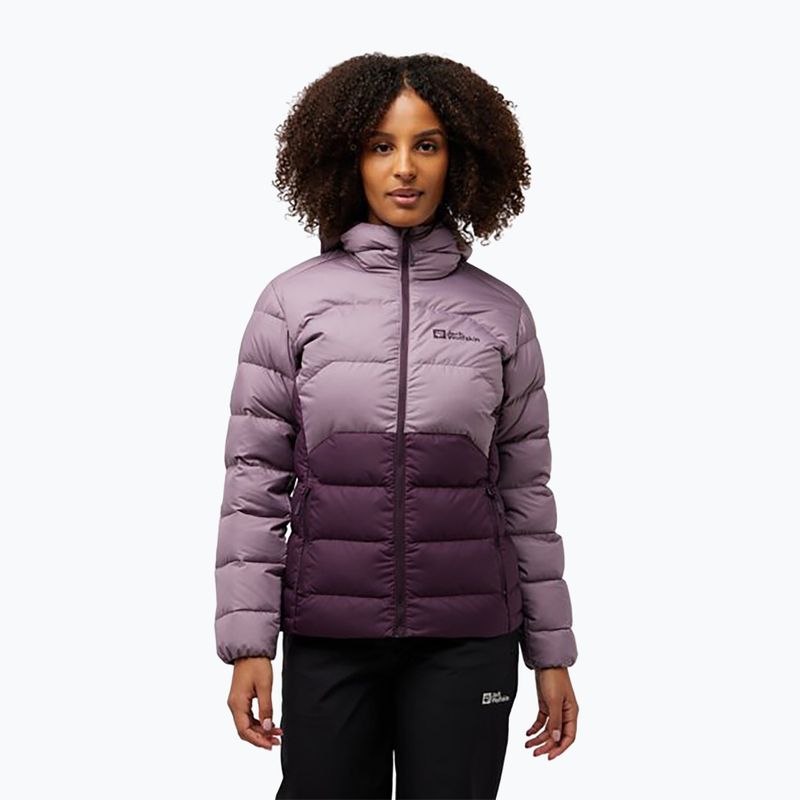 Geacă cu puf pentru femei Jack Wolfskin Ather Down Hoody midnight plum