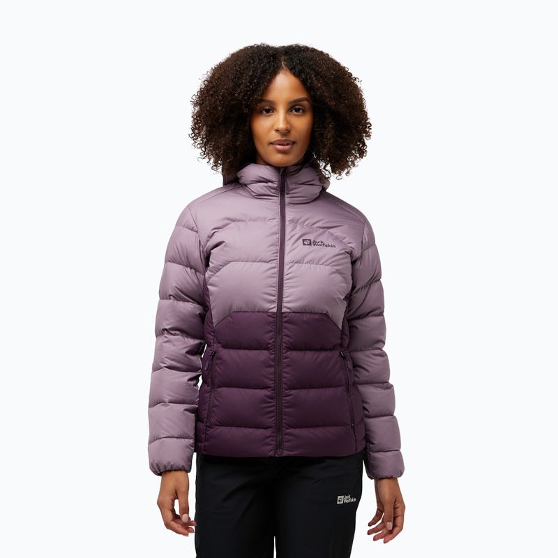 Geacă cu puf pentru femei Jack Wolfskin Ather Down Hoody midnight plum