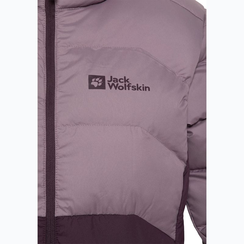 Geacă cu puf pentru femei Jack Wolfskin Ather Down Hoody midnight plum 4