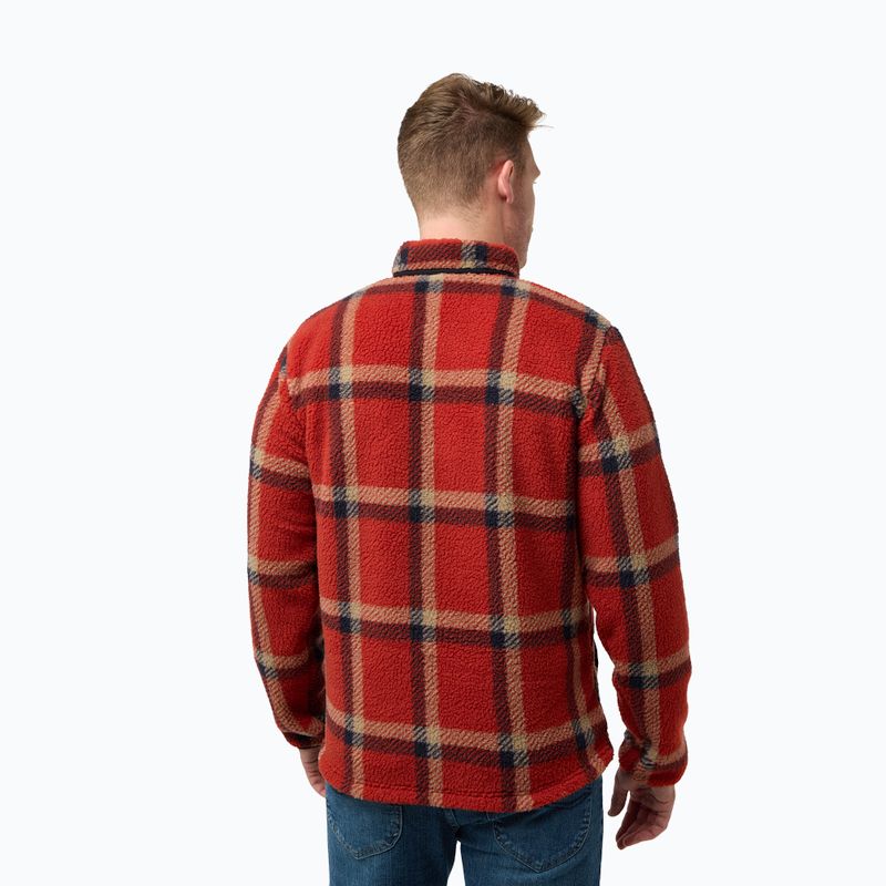 Hanorac pentru bărbați Jack Wolfskin Felslicht Check intense rust 2