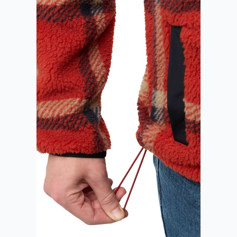 Hanorac pentru bărbați Jack Wolfskin Felslicht Check intense rust 3