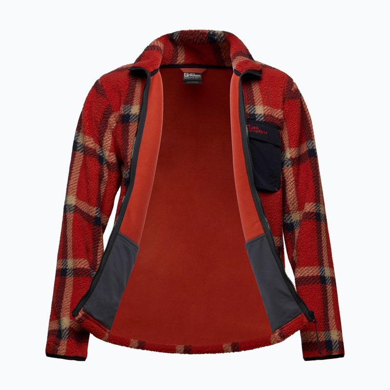 Hanorac pentru bărbați Jack Wolfskin Felslicht Check intense rust 8