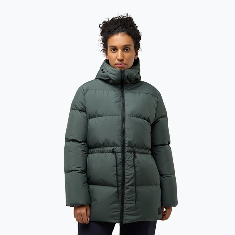 Geacă cu puf pentru femei Jack Wolfskin Kirschallee slate green